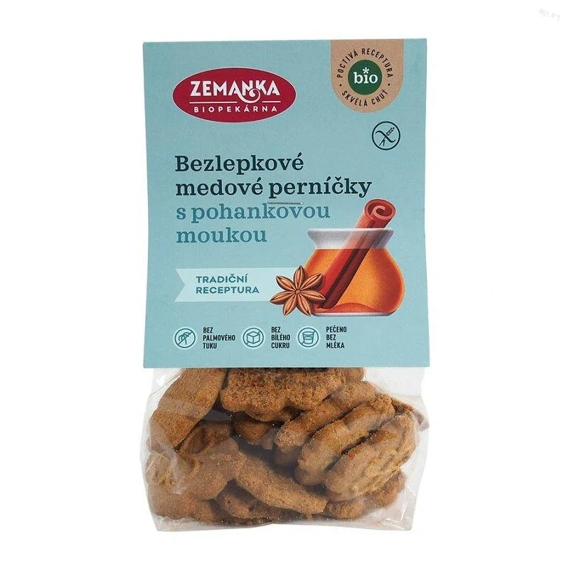 bezlepkové perníčky bio biopekárna zemanka 100g bezlepkové perníčky bio biopekárna zemanka 100g