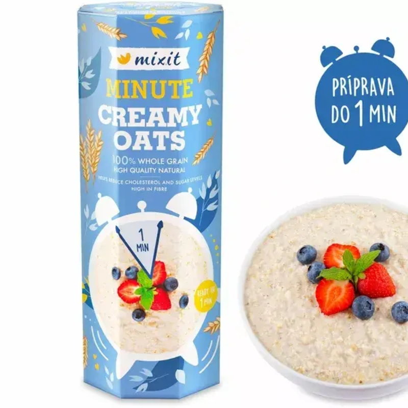 mixit creamy oats minútové ovsené vločky mixit creamy oats minútové ovsené vločky