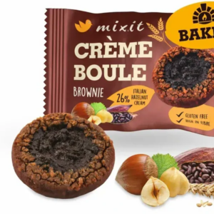 pečená crème boule brownie