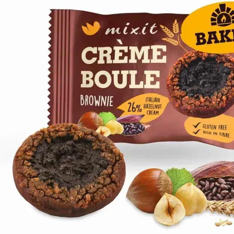 pečená crème boule brownie pečená crème boule brownie