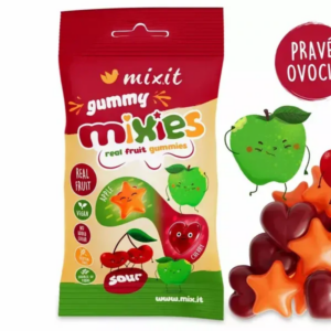 ovocné mixies jablko & čerešňa prírodné želé cukríky