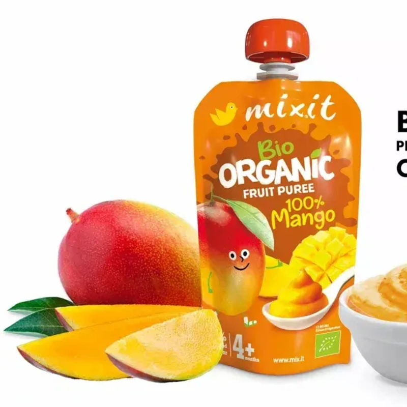 mixit bio ovocná kapsička 100 % mango 100g mixit bio ovocná kapsička 100 % mango 100g